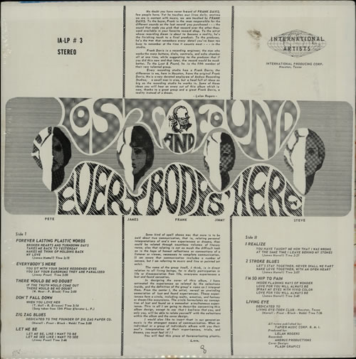 Lost & Found Everybody's Here - Sealed vinyl LP album (LP record) US L&FLPEV83197