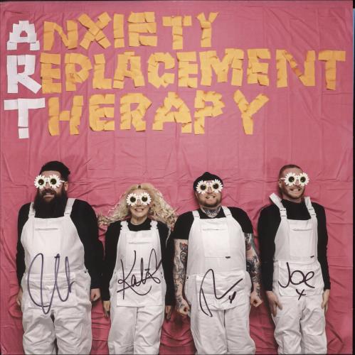 Lottery Winners Anxiety Replacement Therapy - Picture Disc - Autographed picture disc LP (vinyl picture disc album) UK 4SUPDAN876528