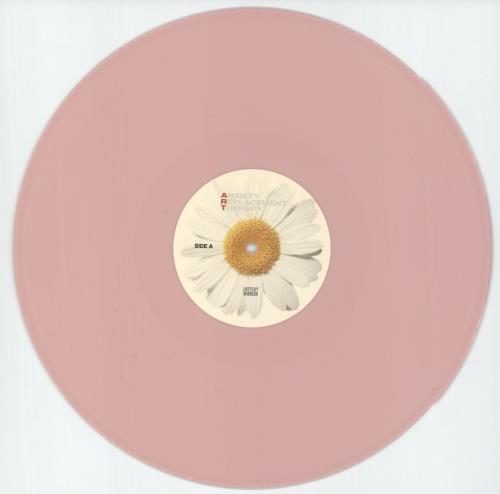 Lottery Winners Anxiety Replacement Therapy - Pink Vinyl - Autographed vinyl LP album (LP record) UK 4SULPAN876705
