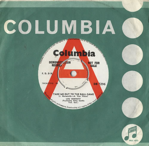 Lou Bennett Take Me Out To The Ball Game 7" vinyl single (7 inch record / 45) UK 8LB07TA484128