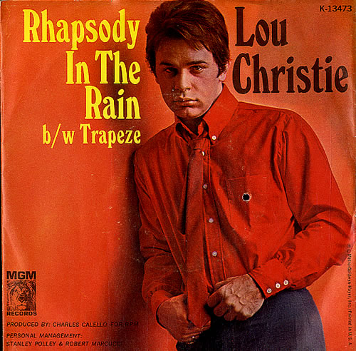 Lou Christie Rhapsody In The Rain 7" vinyl single (7 inch record / 45) UK LUQ07RH610437