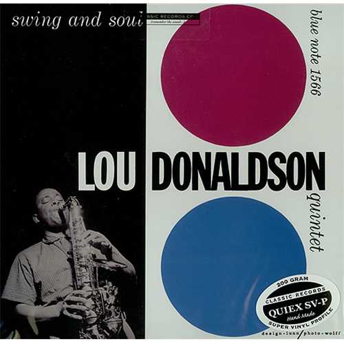 Lou Donaldson Swing And Soul vinyl LP album (LP record) US LD0LPSW408319
