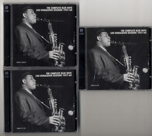 Lou Donaldson The Complete Blue Note Lou Donaldson Sessions 1957-60 6-CD album set US LD06CTH550391
