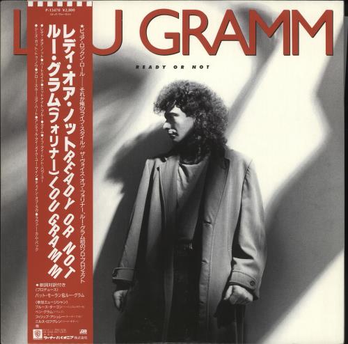 Lou Gramm Ready Or Not vinyl LP album (LP record) Japanese LGRLPRE718654