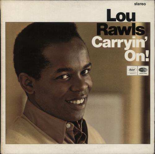Lou Rawls Carryin' On! vinyl LP album (LP record) UK LRWLPCA835760
