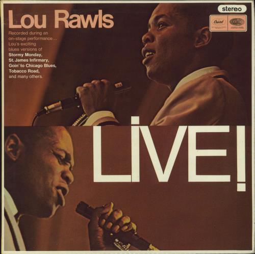 Lou Rawls Live! vinyl LP album (LP record) UK LRWLPLI831662