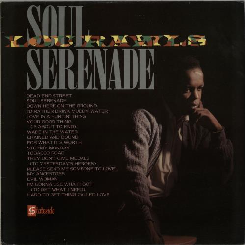 Lou Rawls Soul Serenade vinyl LP album (LP record) UK LRWLPSO653707