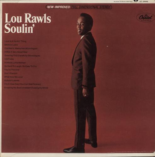 Lou Rawls Soulin' vinyl LP album (LP record) US LRWLPSO765634