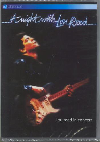Lou Reed A Night With Lou Reed - Sealed DVD UK LOUDDAN807116