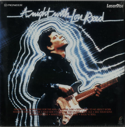 Lou Reed A Night With Lou Reed laserdisc / lazerdisc UK LOULZAN621857
