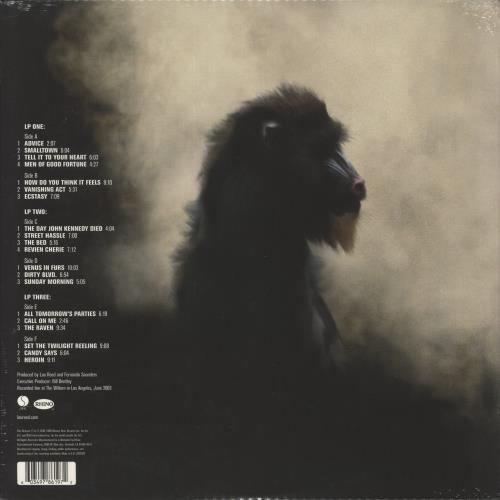 Lou Reed Animal Serenade - RSD - Sealed 3-LP vinyl record set (Triple LP Album) UK LOU3LAN871464