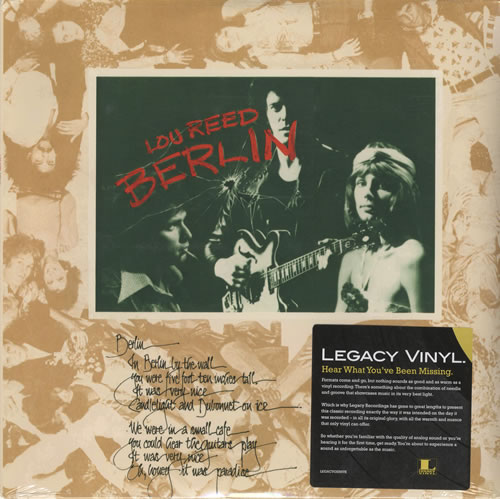 Lou Reed Berlin - 180gm vinyl LP album (LP record) US LOULPBE451268
