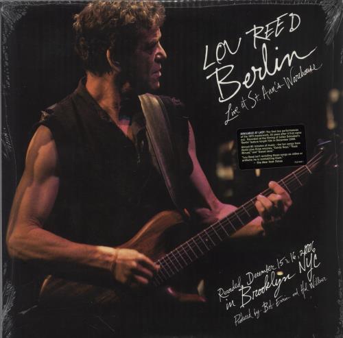 Lou Reed Berlin: Live At St. Ann's Warehouse - Sealed 2-LP vinyl record set (Double LP Album) US LOU2LBE860816