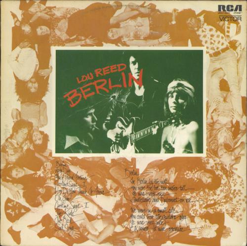 Lou Reed Berlin vinyl LP album (LP record) Australian LOULPBE805842