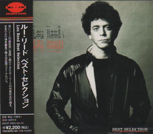 Lou Reed Best Selection CD album (CDLP) Japanese LOUCDBE673020