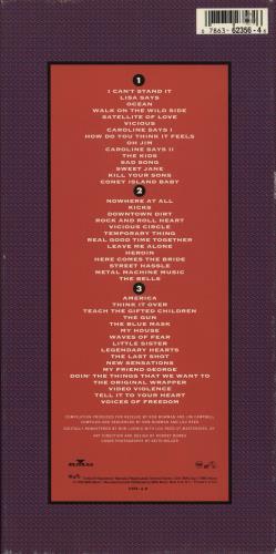 Lou Reed Between Thought And Expression - The Lou Reed Anthology box set US LOUBXBE708940