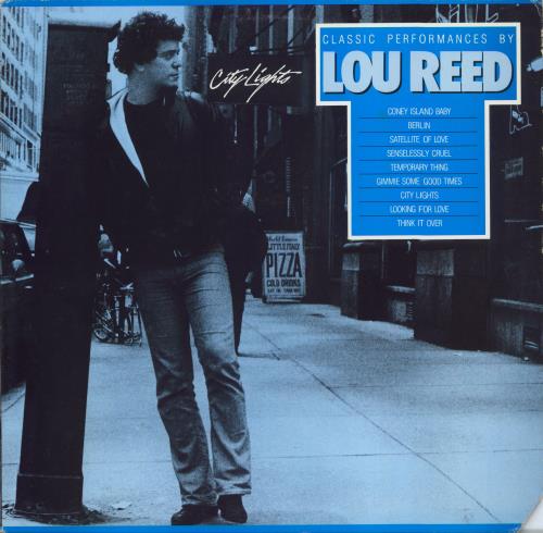 Lou Reed City Lights vinyl LP album (LP record) US LOULPCI714859