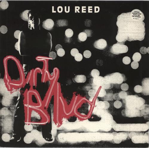 Lou Reed Dirty Blvd 12" vinyl single (12 inch record / Maxi-single) UK LOU12DI47415