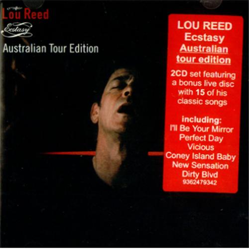 Lou Reed Ecstacy - Australian Tour Ed + Bonus Disc 2 CD album set (Double CD) Australian LOU2CEC166742