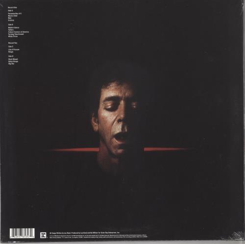 Lou Reed Ecstasy - 180gram Vinyl - Sealed 2-LP vinyl record set (Double LP Album) UK LOU2LEC730518