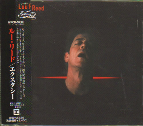 Lou Reed Ecstasy CD album (CDLP) Japanese LOUCDEC640098