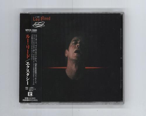 Lou Reed Ecstasy CD album (CDLP) Japanese LOUCDEC783001
