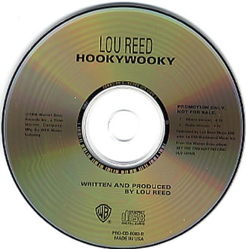 Lou Reed Hookywooky CD single (CD5 / 5") US LOUC5HO113792