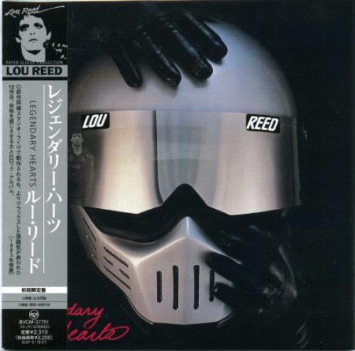Lou Reed Legendary Hearts CD album (CDLP) Japanese LOUCDLE369189