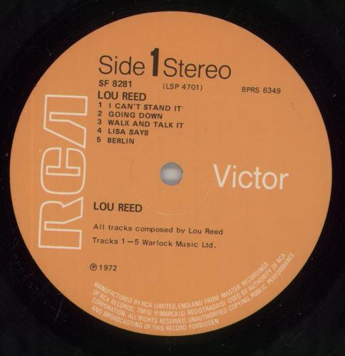 Lou Reed Lou Reed - Laminated sleeve vinyl LP album (LP record) UK LOULPLO863210