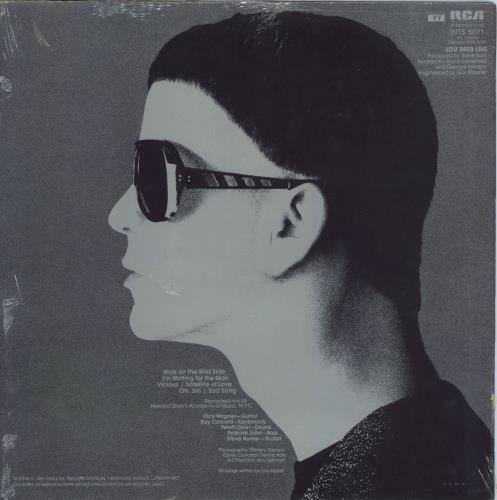 Lou Reed Lou Reed Live - shrink vinyl LP album (LP record) UK LOULPLO795015