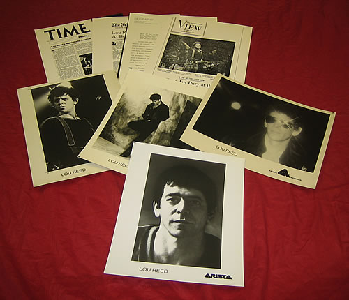 Lou Reed Lou Reed media press pack US LOUPPLO340395