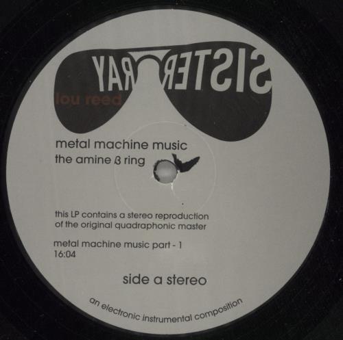 Lou Reed Metal Machine Music 2-LP vinyl record set (Double LP Album) UK LOU2LME509528