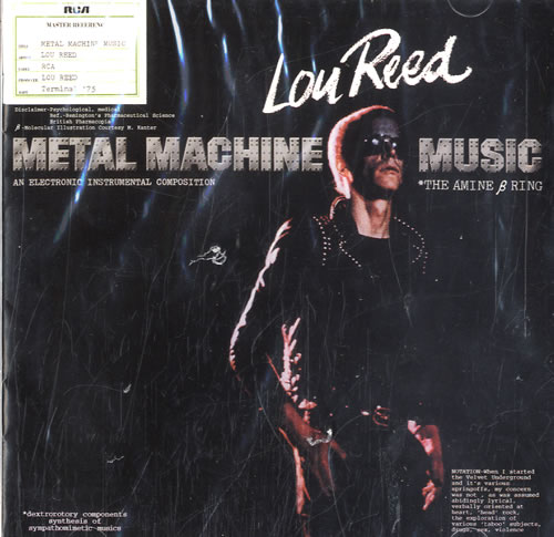Lou Reed Metal Machine Music CD album (CDLP) US LOUCDME595100