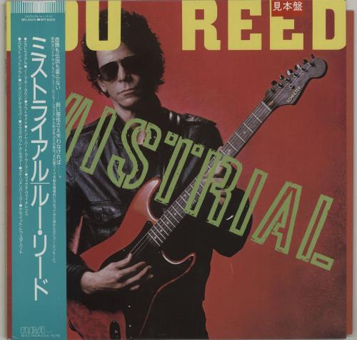 Lou Reed Mistrial vinyl LP album (LP record) Japanese LOULPMI200359