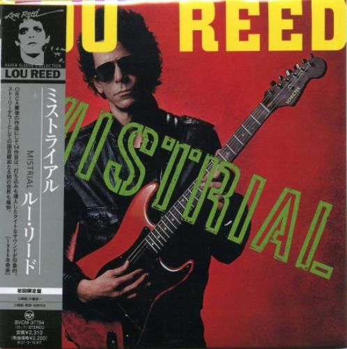 Lou Reed Mistrial CD album (CDLP) Japanese LOUCDMI369201