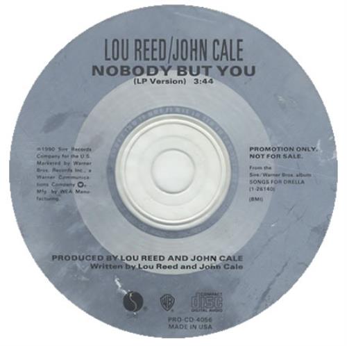 Lou Reed Nobody But You CD single (CD5 / 5") US LOUC5NO157242