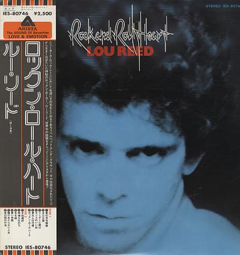 Lou Reed Rock And Roll Heart vinyl LP album (LP record) Japanese LOULPRO331616