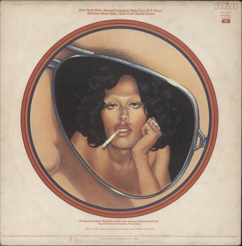 Lou Reed Sally Can't Dance + Insert vinyl LP album (LP record) UK LOULPSA136412