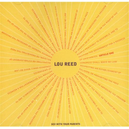Lou Reed Sex With Your Parents CD single (CD5 / 5") US LOUC5SE71263