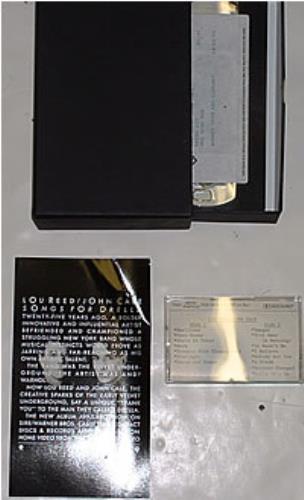 Lou Reed Songs For Drella Cassette Box US LOUXCSO152769