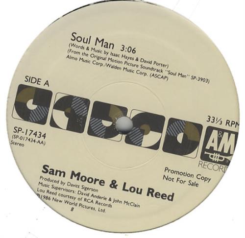 Lou Reed Soul Man 12" vinyl single (12 inch record / Maxi-single) US LOU12SO391800