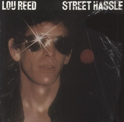 Lou Reed Street Hassle - stickered shrink vinyl LP album (LP record) UK LOULPST885131