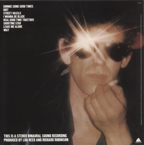 Lou Reed Street Hassle vinyl LP album (LP record) UK LOULPST865009
