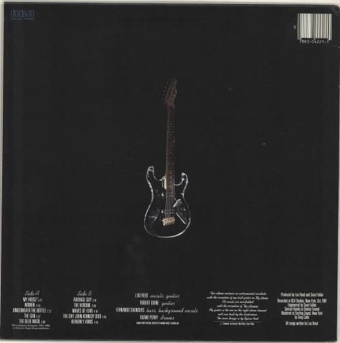 Lou Reed The Blue Mask vinyl LP album (LP record) US LOULPTH702335