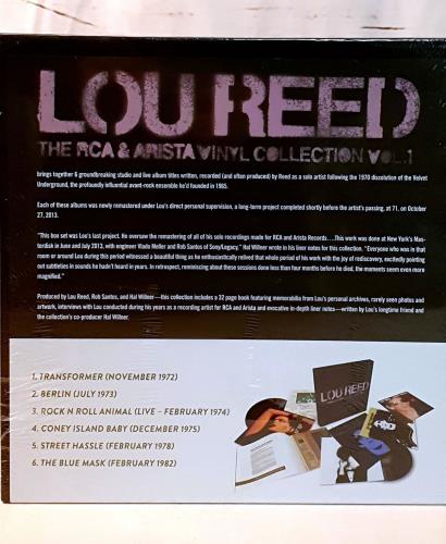 Lou Reed The RCA & Arista Vinyl Collection Vol. 1 - Sealed Vinyl Box Set UK LOUVXTH757264