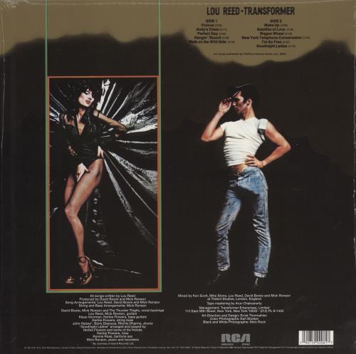 Lou Reed Transformer: Export Copy - Gold Vinyl + Shrink vinyl LP album (LP record) Australian LOULPTR775726