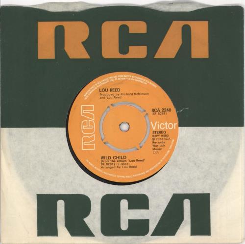 Lou Reed Walk And Talk It 7" vinyl single (7 inch record / 45) UK LOU07WA721662