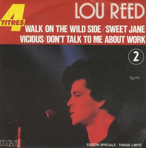 Lou Reed Walk On The Wild Side 7" vinyl single (7 inch record / 45) French LOU07WA98303