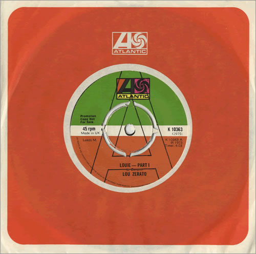 Lou Zerato Louie 7" vinyl single (7 inch record / 45) UK LZ307LO519897