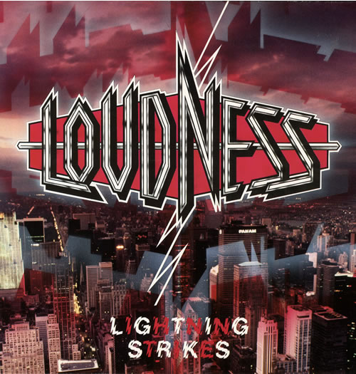 Loudness Lightning Strikes vinyl LP album (LP record) German LNSLPLI552113
